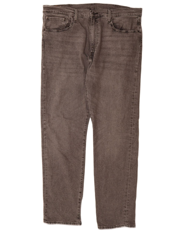 Levi's Mens 502 Tapered Jeans W38 L34 Grey Cotton