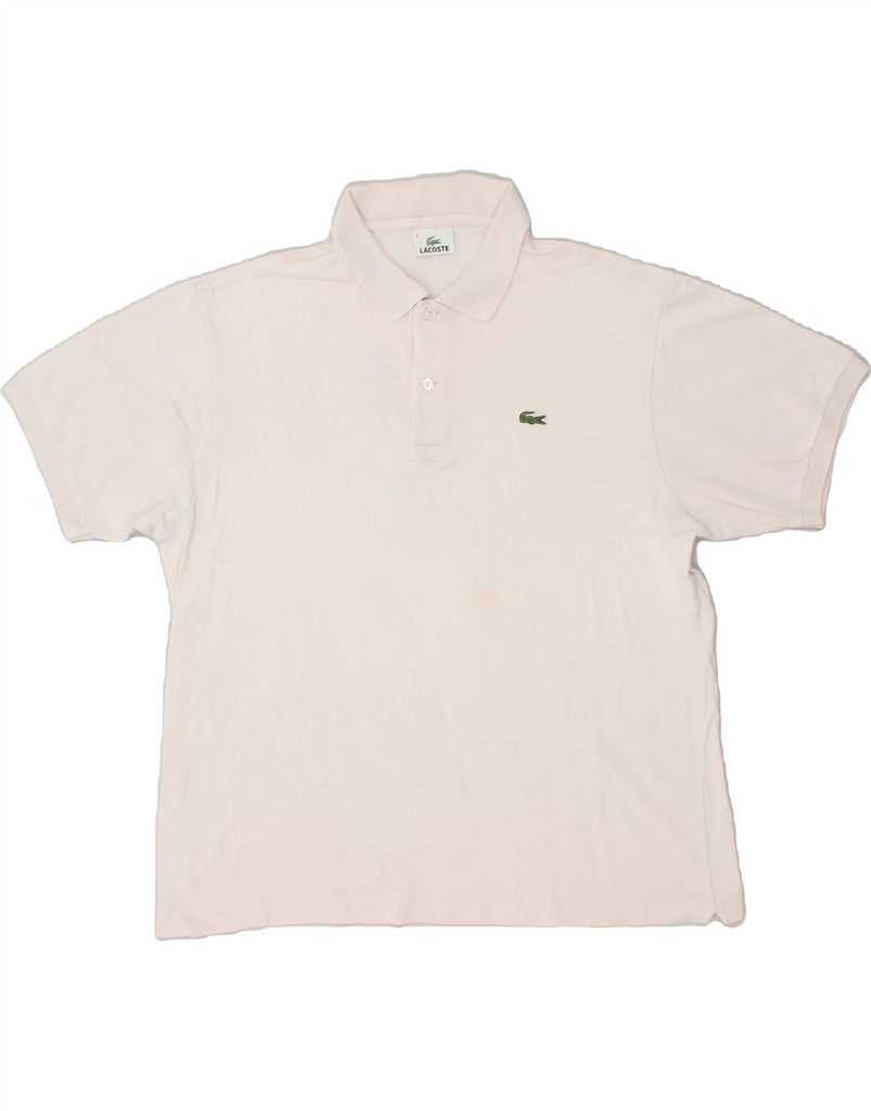 LACOSTE Mens Polo Shirt Size 6 XL Off White Cotton Vintage Lacoste and Second-Hand Lacoste from Messina Hembry 