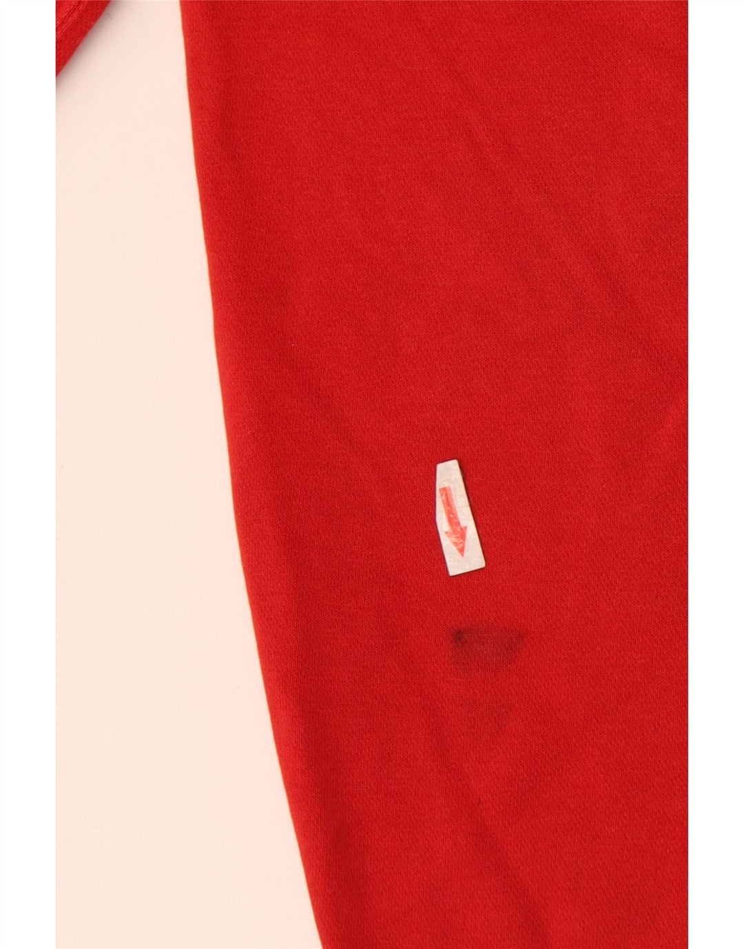 Nike Mens Hoodie Jumper Medium Red Cotton