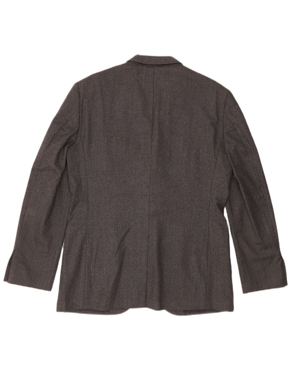 J. Crew Mens Ludlow 3 Button Blazer Jacket UK 40 Large Grey Wool