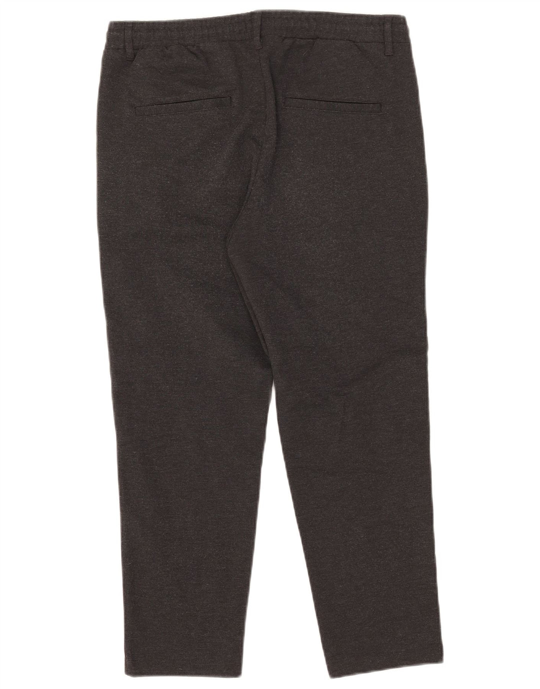 Jack & Jones Mens Cropped Trousers W31 L24 Grey Polyester