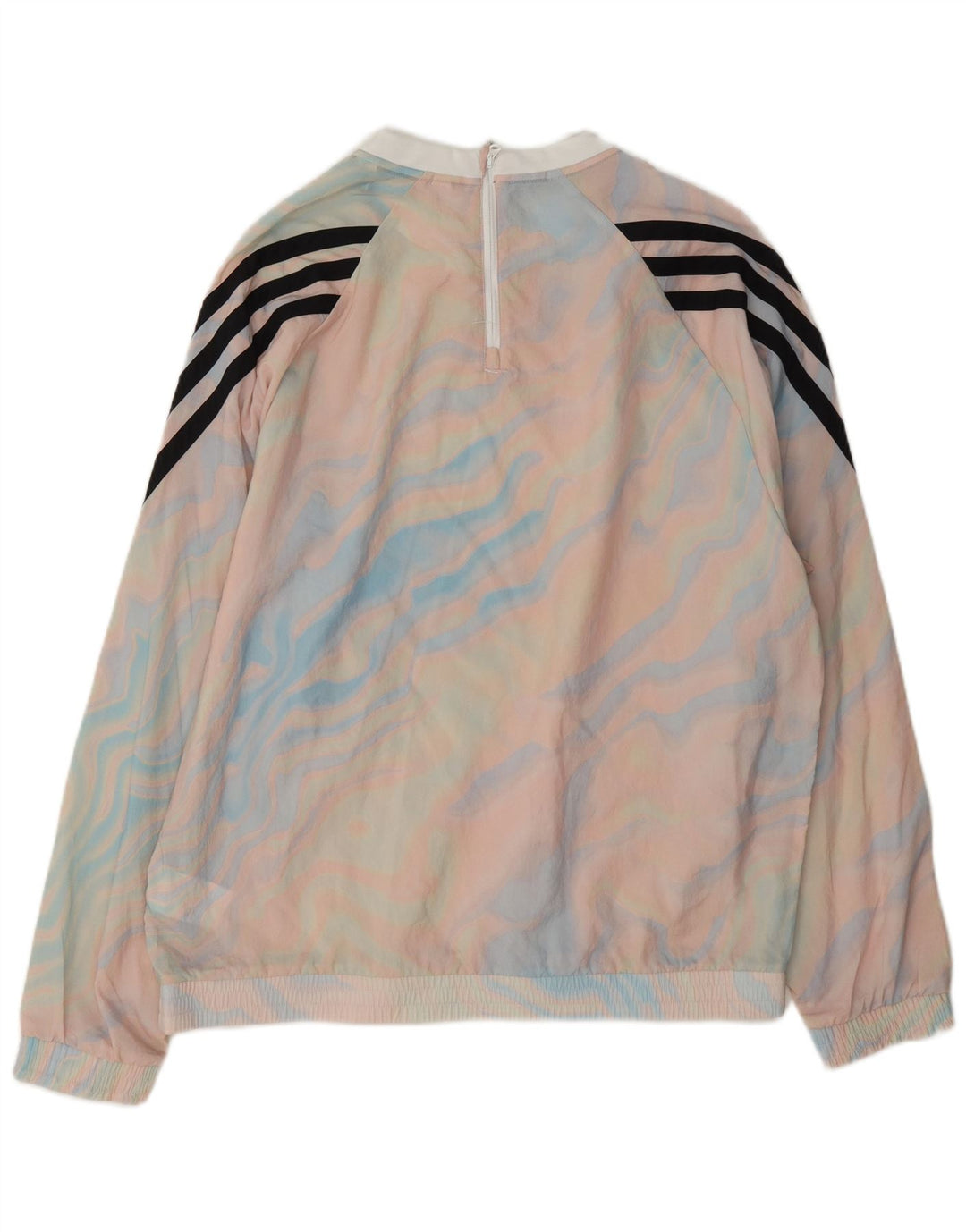 Adidas Mens Pullover Tracksuit Top Jacket Medium Multicoloured Tie Dye