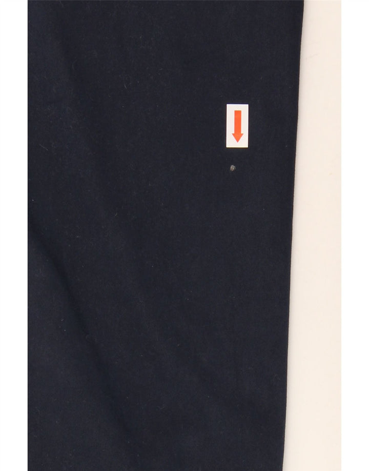 HUGO BOSS Womens Slim Chino Trousers W32 L28 Navy Blue