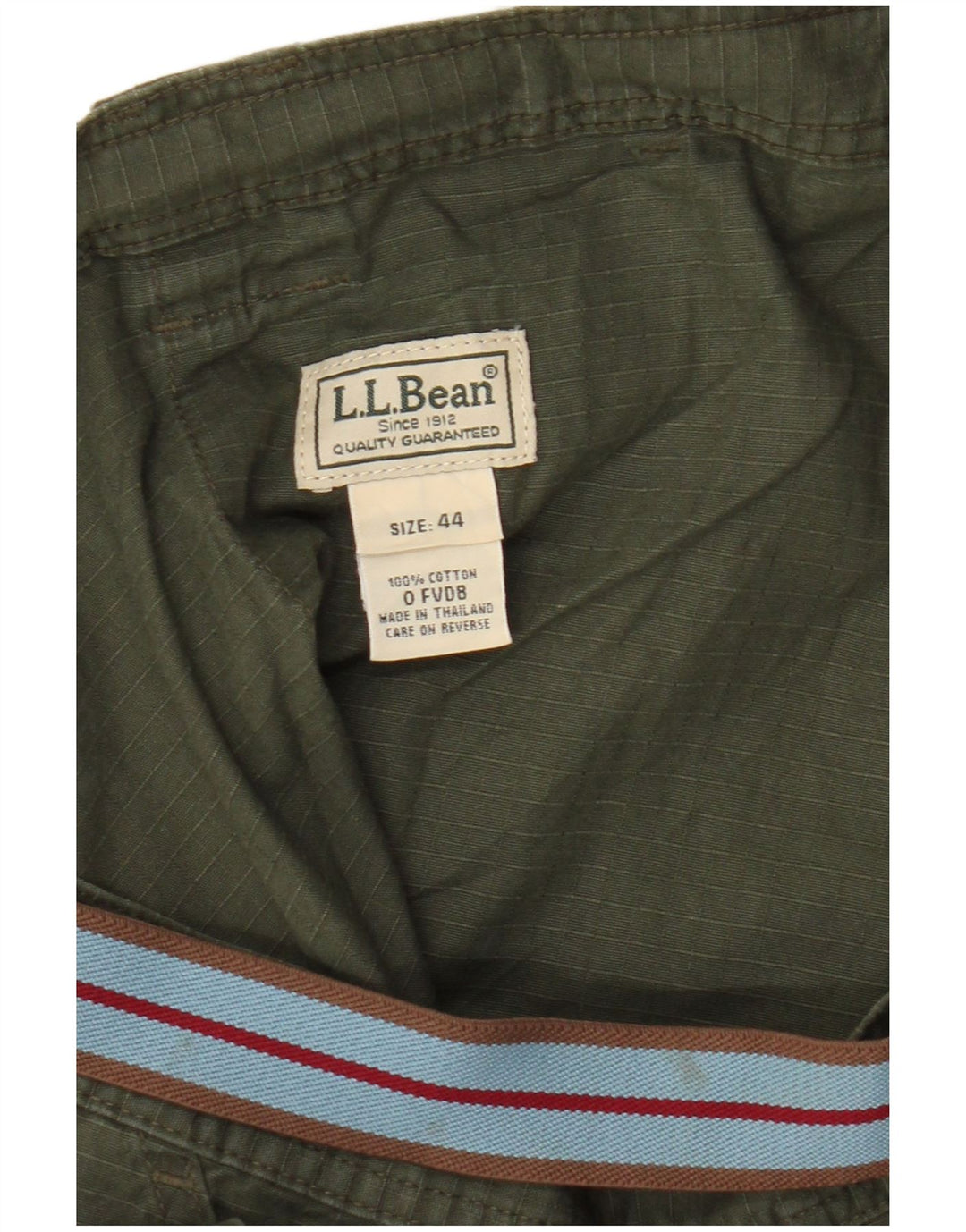 L.L.Bean Mens Cargo Shorts W44 2XL Green Cotton
