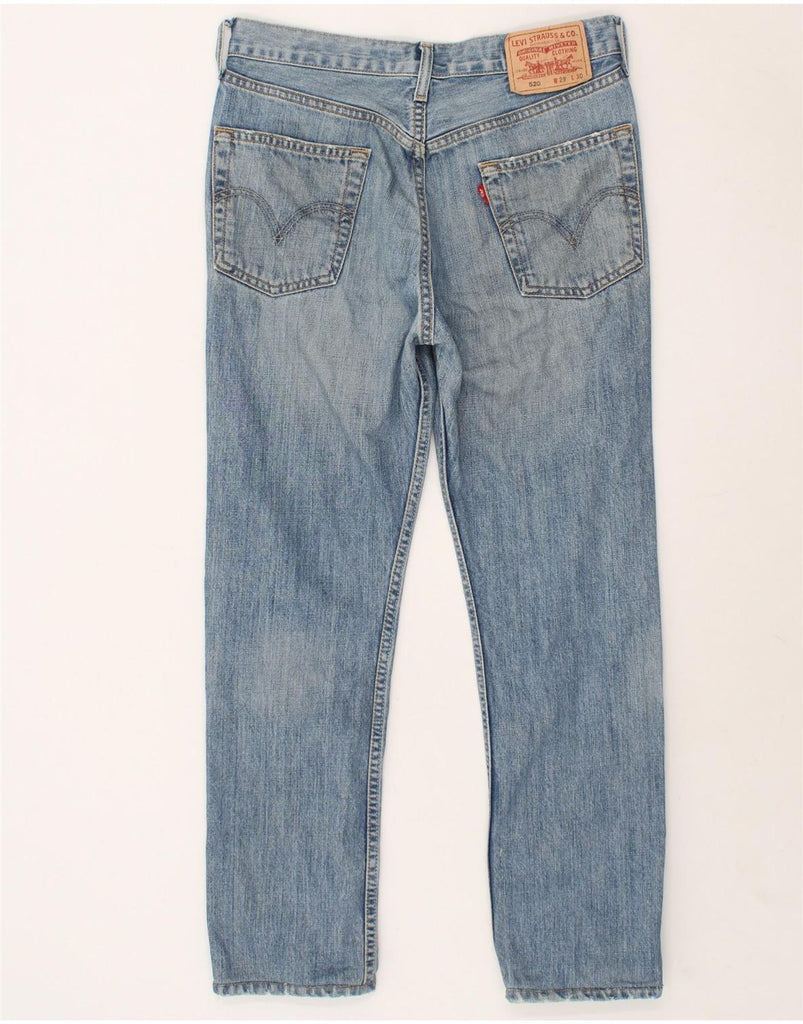 LEVI'S Mens 520 Tapered Jeans W29 L30 Blue Cotton | Vintage Levi's | Thrift | Second-Hand Levi's | Used Clothing | Messina Hembry 