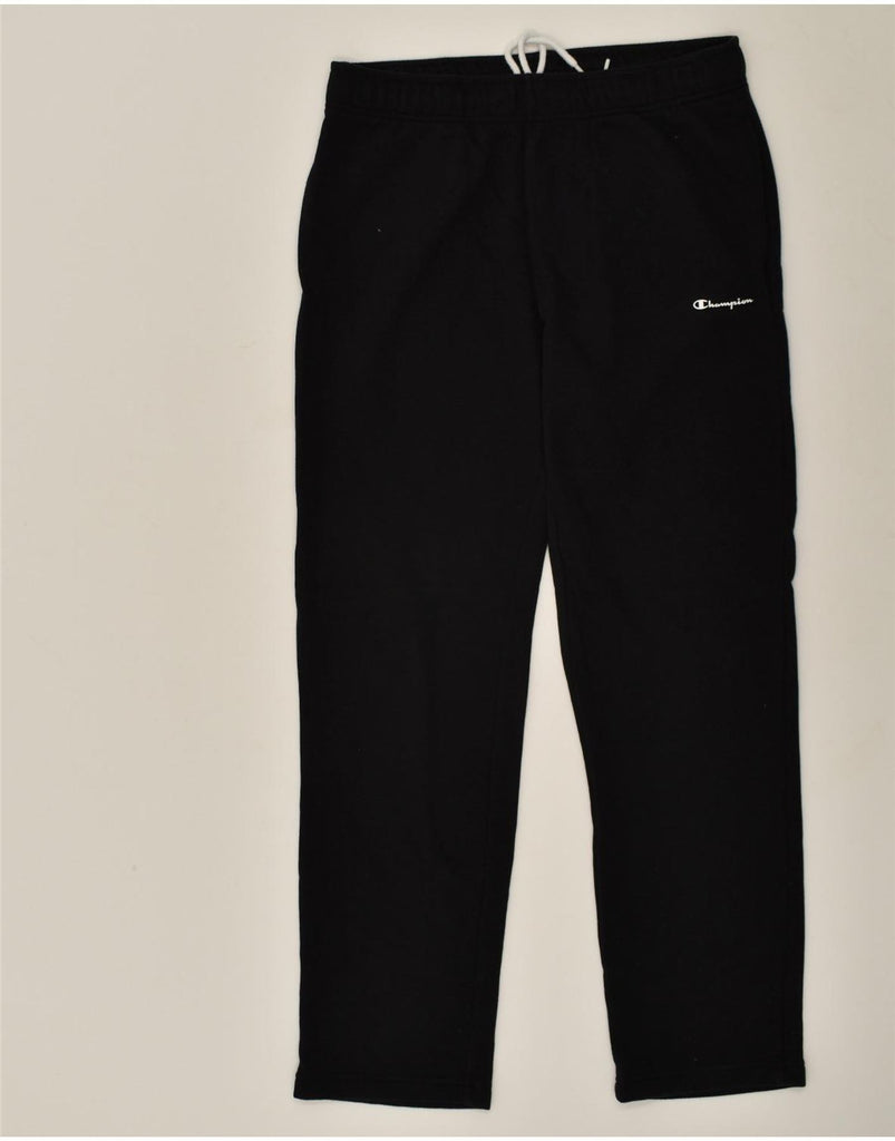 CHAMPION Mens Tracksuit Trousers Large Black | Vintage Champion | Thrift | Second-Hand Champion | Used Clothing | Messina Hembry 