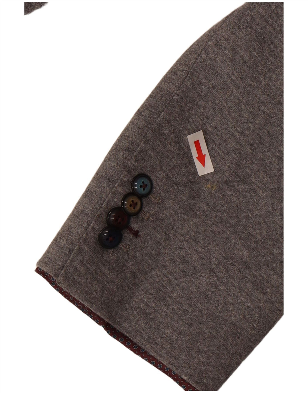 John Barritt Womens 2 Button Blazer Jacket IT 50 XL Grey Cotton