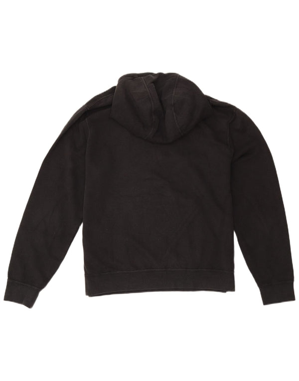 Nike Mens Graphic Hoodie Jumper Medium Black Cotton