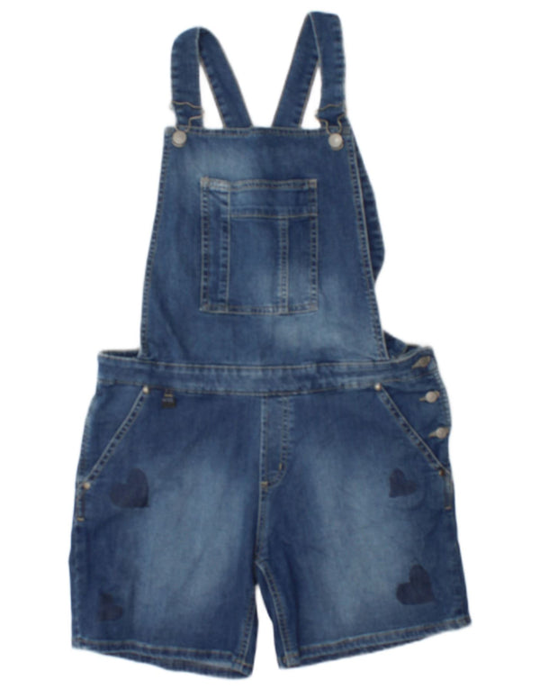 Carrera Girls Dungarees Denim Shorts 15-16 Years W32  Blue Cotton Heart