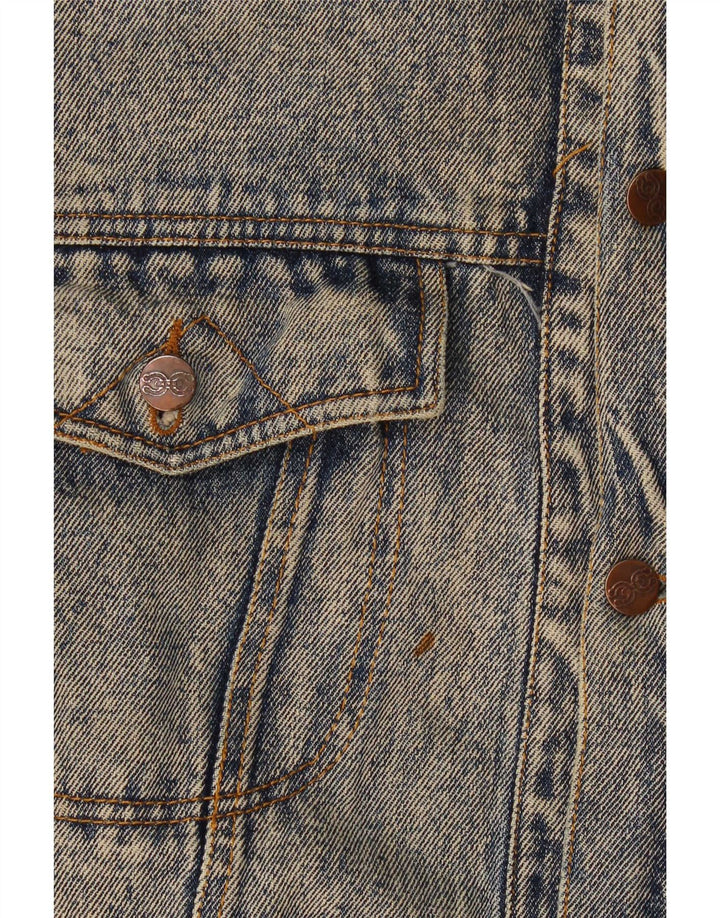 Vintage Mens Denim Jacket UK 40 Large Blue