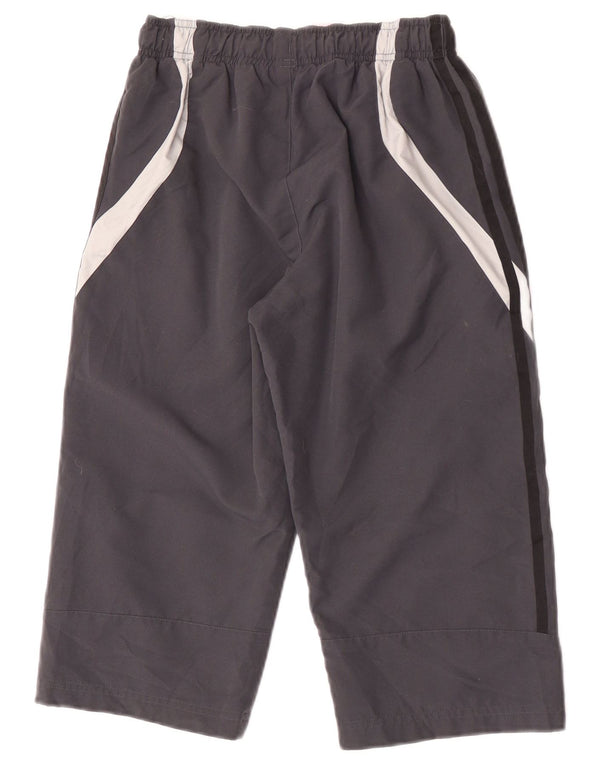 Adidas Boys Capri Sport Shorts 13-14 Years Grey Colourblock Sports