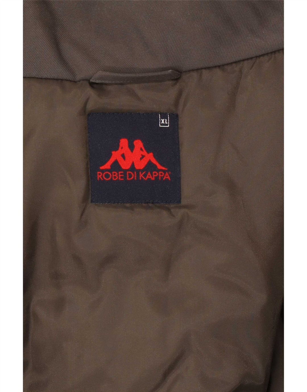 Kappa Mens Windbreaker Jacket UK 42 XL Khaki Polyamide