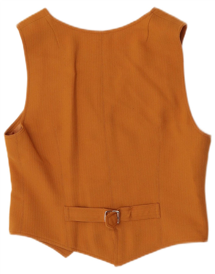 Vintage Womens 4 Button 2 Piece Set UK 10 Small Orange
