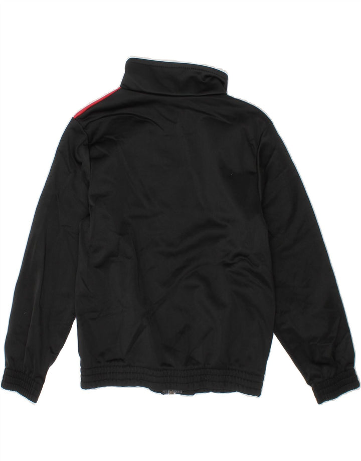 UMBRO Boys Graphic Tracksuit Top Jacket 5-6 Years Black Colourblock Vintage Umbro and Second-Hand Umbro from Messina Hembry 