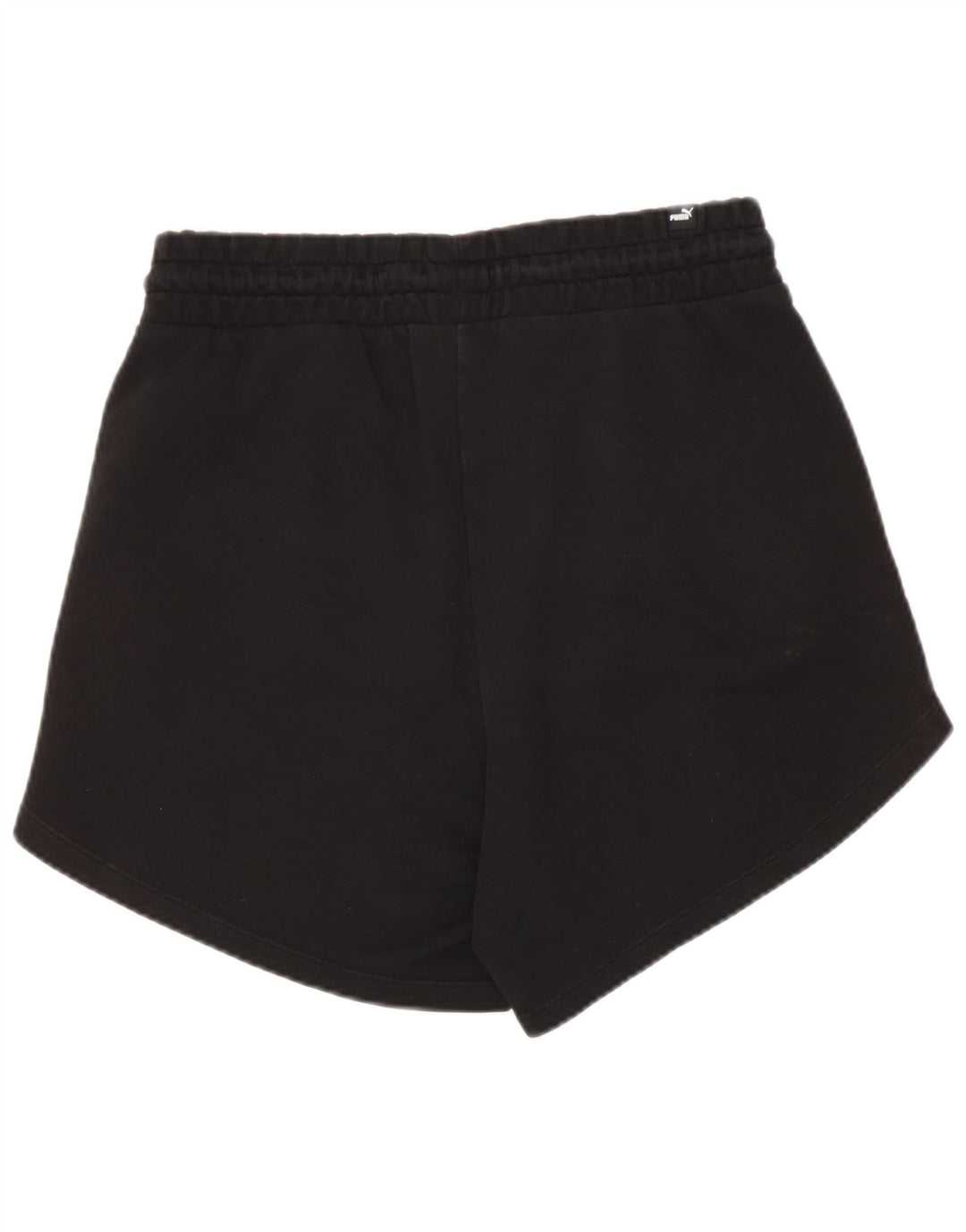 Puma Womens Sport Shorts UK 12 Medium  Black Cotton
