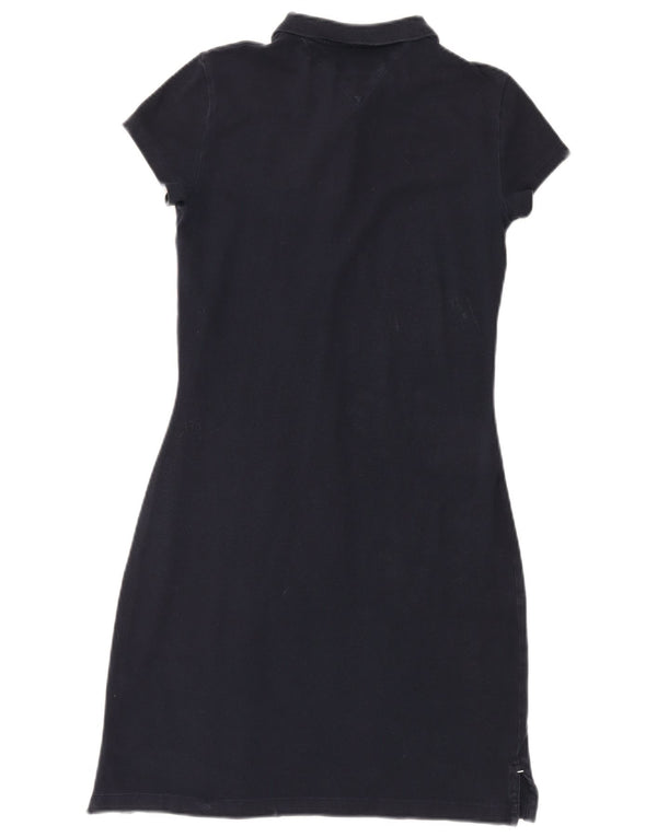 TOMMY HILFIGER Womens Slim Fit Polo Dress UK 10 Small Navy Blue