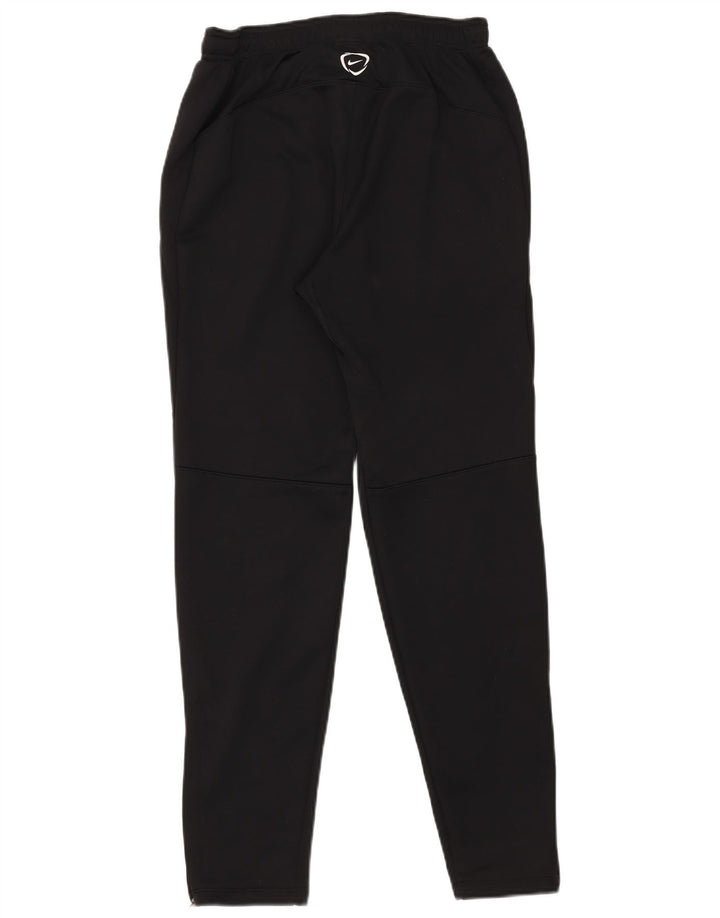 Nike Mens Dri Fit Tracksuit Trousers Joggers Small  Black Polyester
