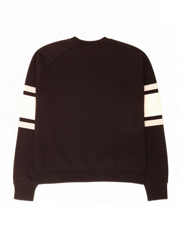 Nike Mens Graphic Sweatshirt Jumper Small Black Colourblock Cotton