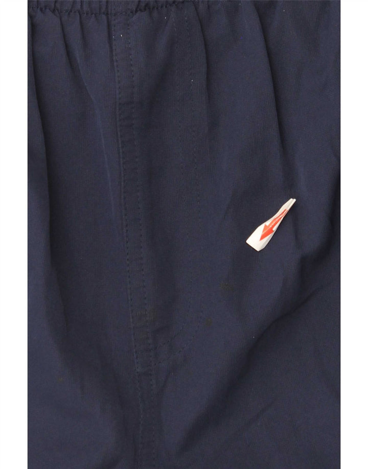 Umbro Mens Tracksuit Trousers Joggers Large Navy Blue Colourblock Polyester