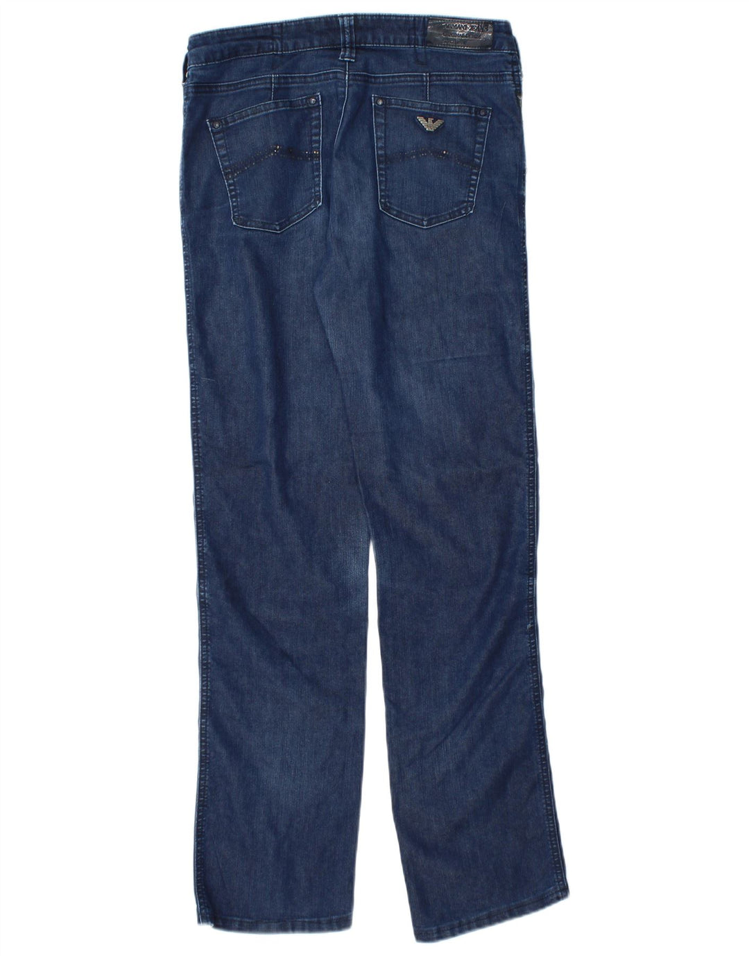 Armani Womens Straight Jeans W29 L28 Navy Blue