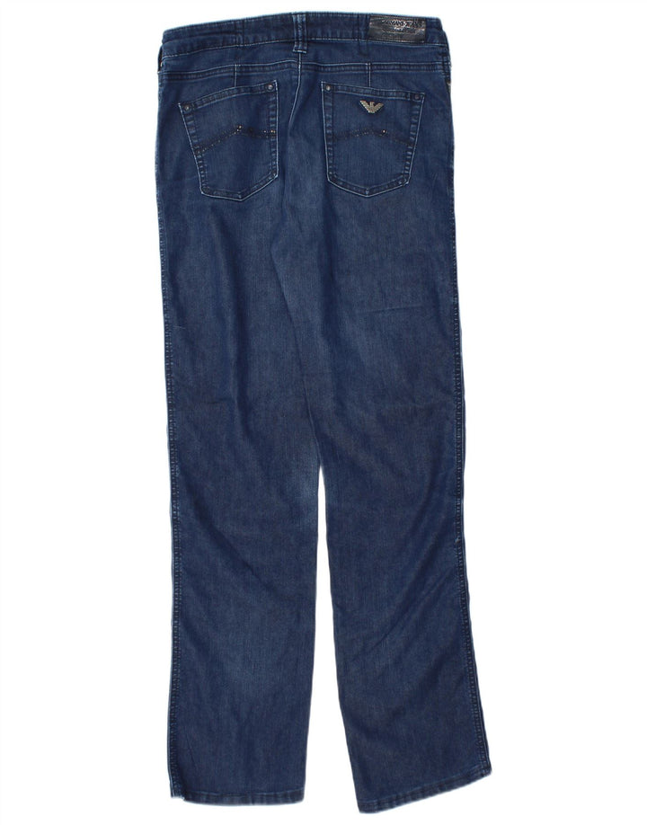 Armani Womens Straight Jeans W29 L28 Navy Blue