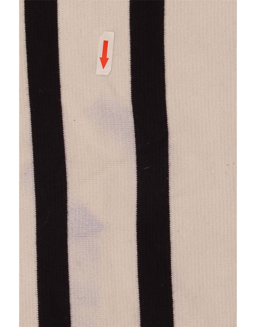 Zara Womens Crop Crew Neck Jumper Sweater UK 12 Medium White Striped