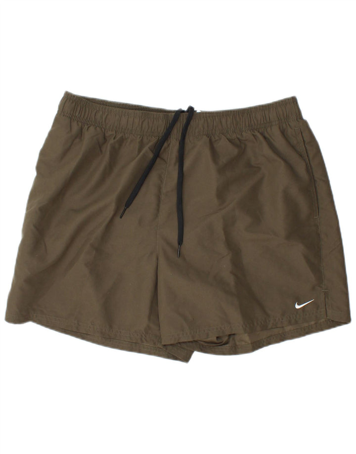 NIKE Mens Sport Shorts XL  Khaki Polyester