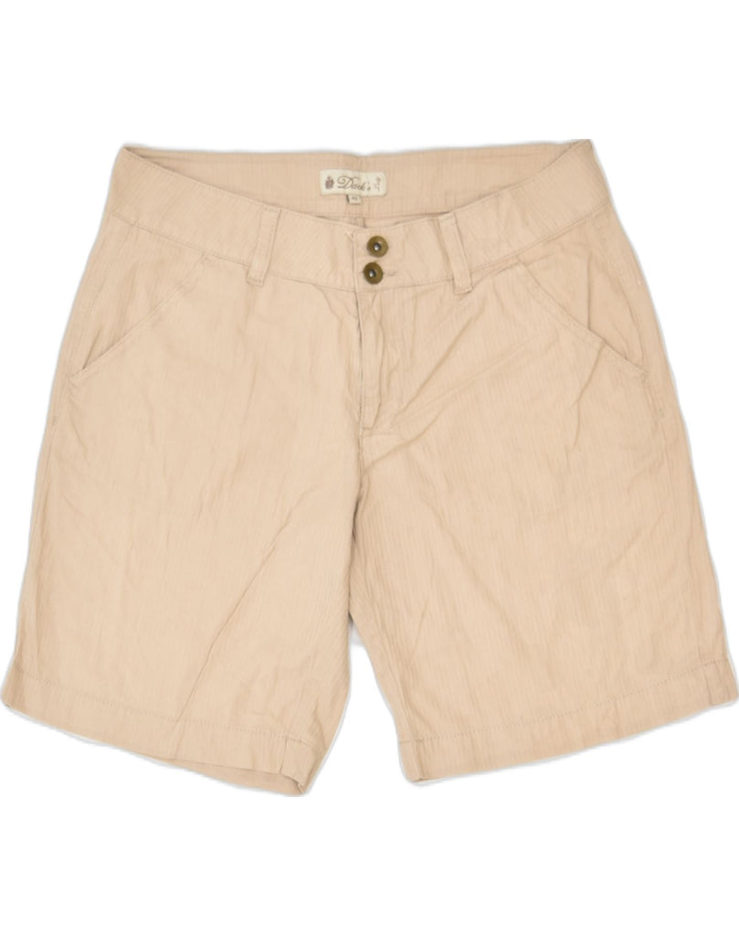 DACK'S Womens Casual Shorts IT 42 Medium W32 Beige Cotton | Vintage | Thrift | Second-Hand | Used Clothing | Messina Hembry 