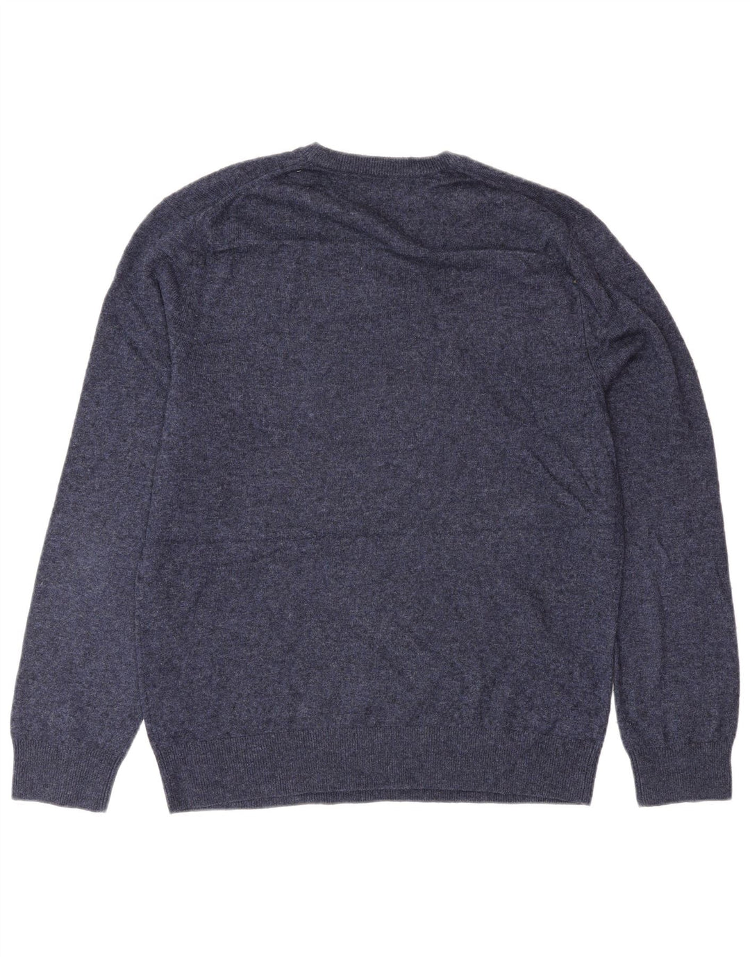 Cos Mens Crew Neck Jumper Sweater Medium Navy Blue Wool