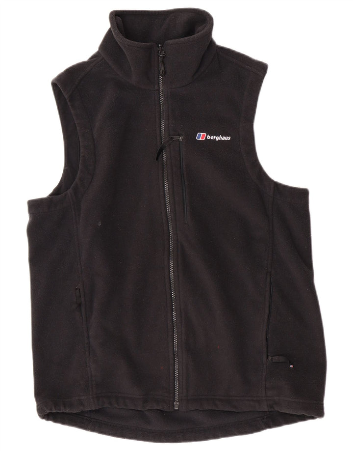 Berghaus Mens Fleece Gilet UK 40 Large Black Polyester