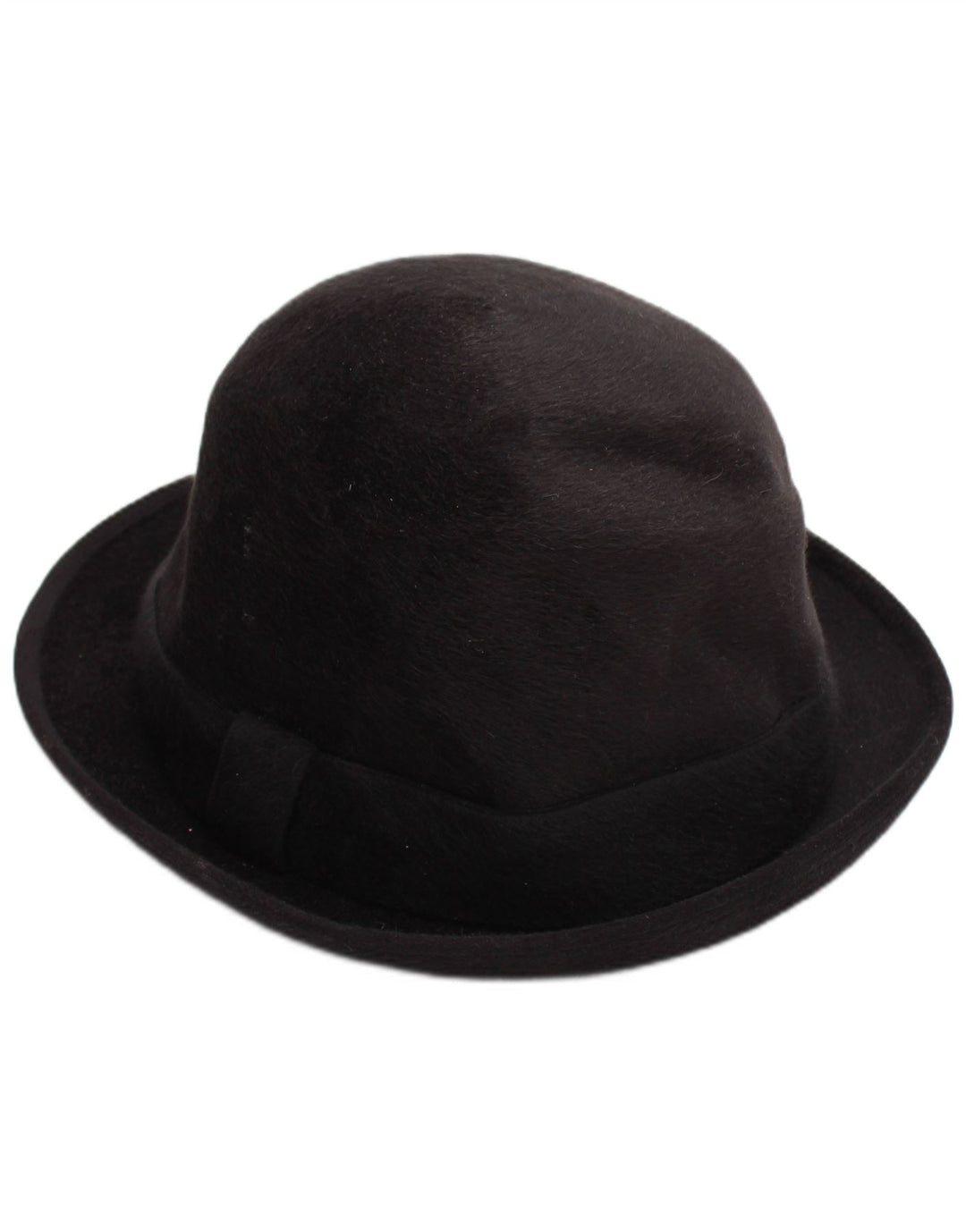 Borsalino Mens Bowler Hat Medium Black Classic