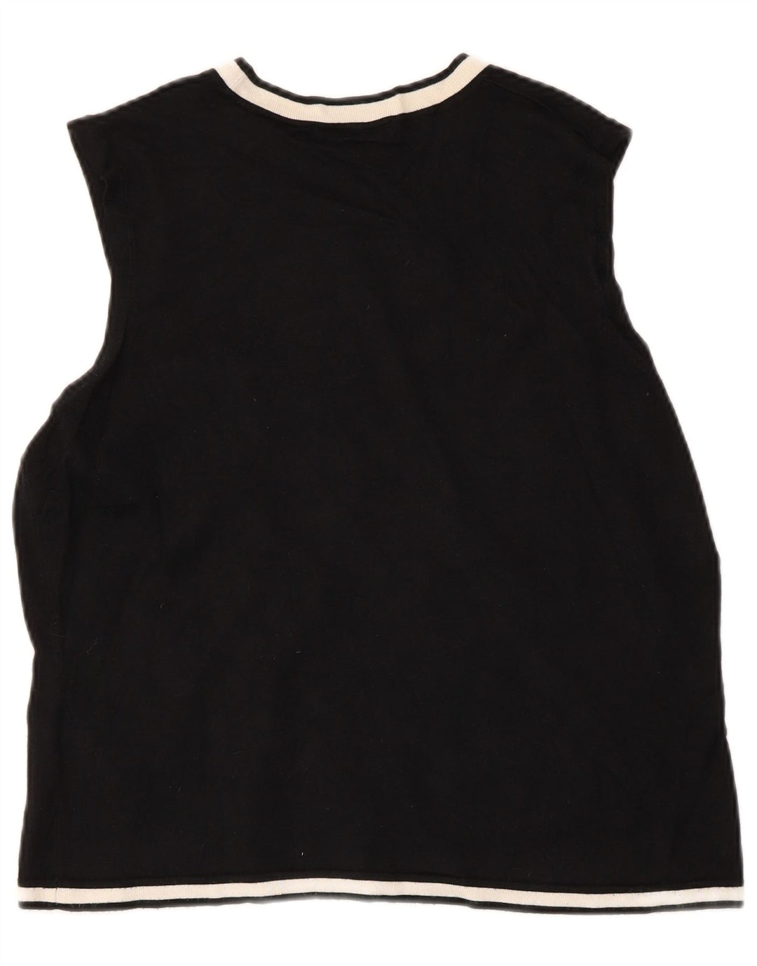 Marks & Spencer Womens Crop Vest Top UK 18 XL Black Viscose