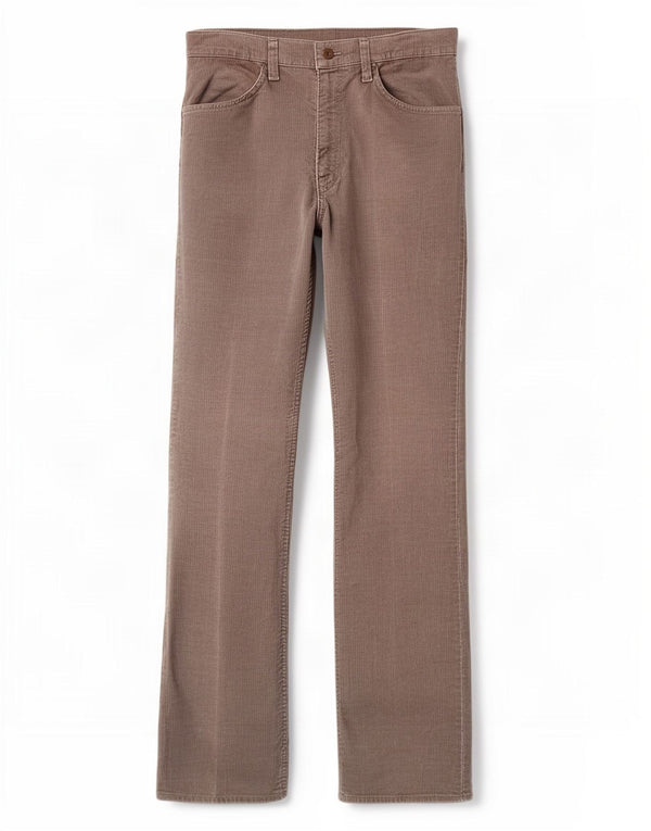 Levi's Mens Flare Corduroy Trousers W34 L35 Grey