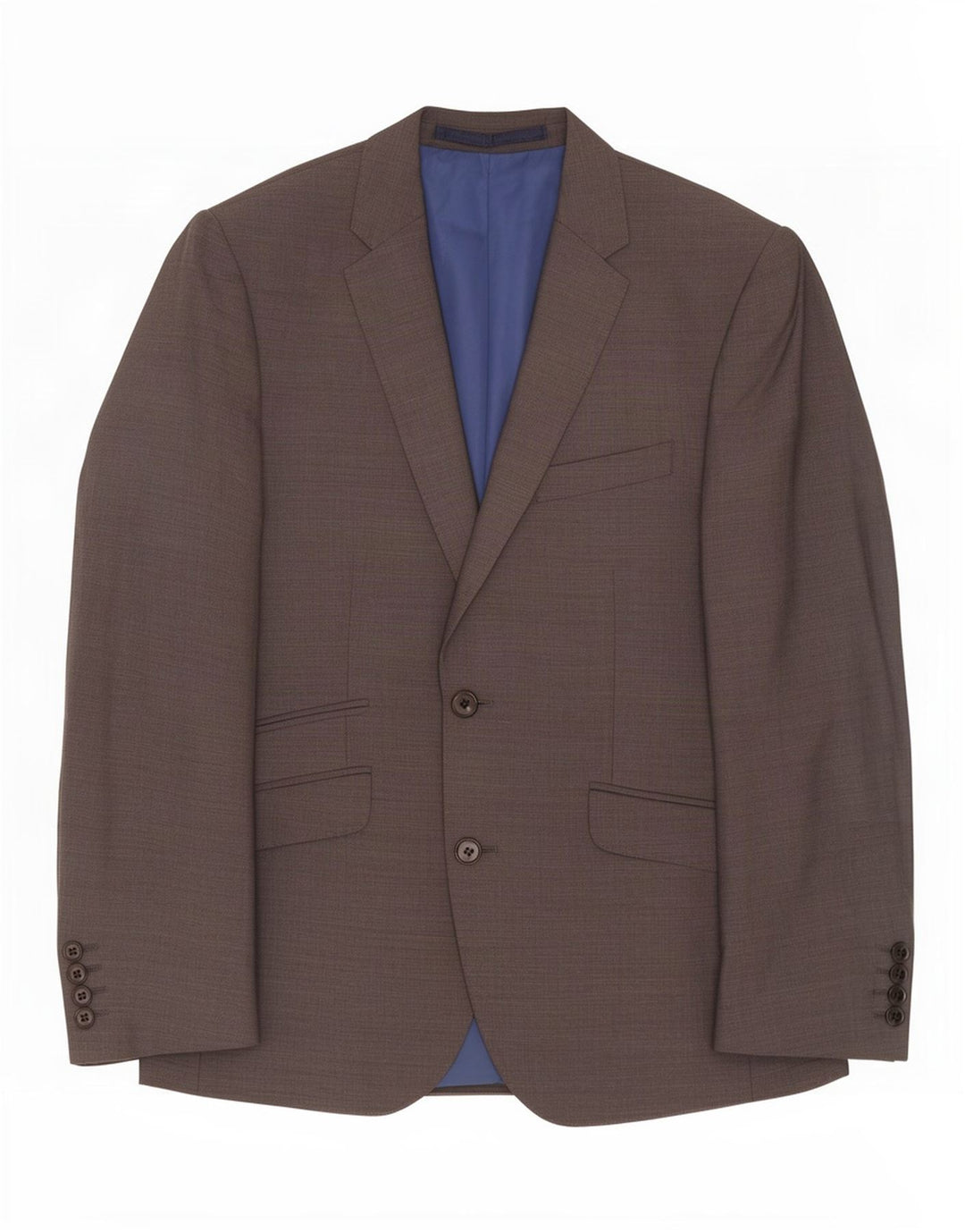 Marks & Spencer Mens 2 Button Blazer Jacket UK 40 Medium Grey Wool