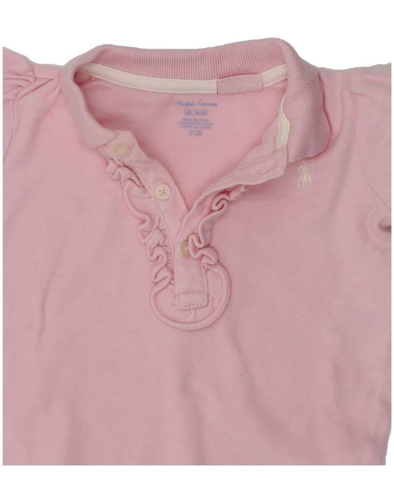 RALPH LAUREN Baby Girls Bodysuit 3-6 Months Pink Cotton | Vintage Ralph Lauren | Thrift | Second-Hand Ralph Lauren | Used Clothing | Messina Hembry 