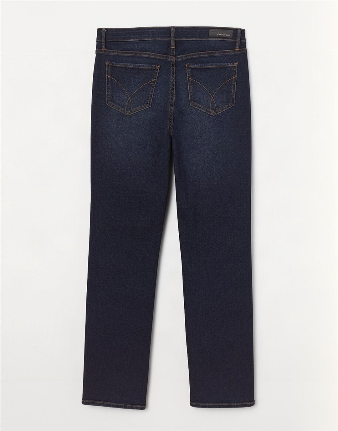 Calvin Klein Womens Straight Jeans W31 L30 Navy Blue Cotton