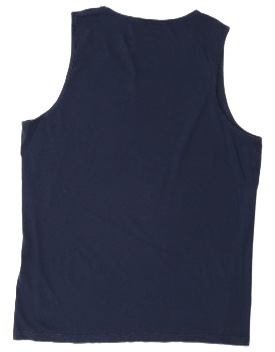 Carrera Mens Vest Top Large Navy Blue Cotton