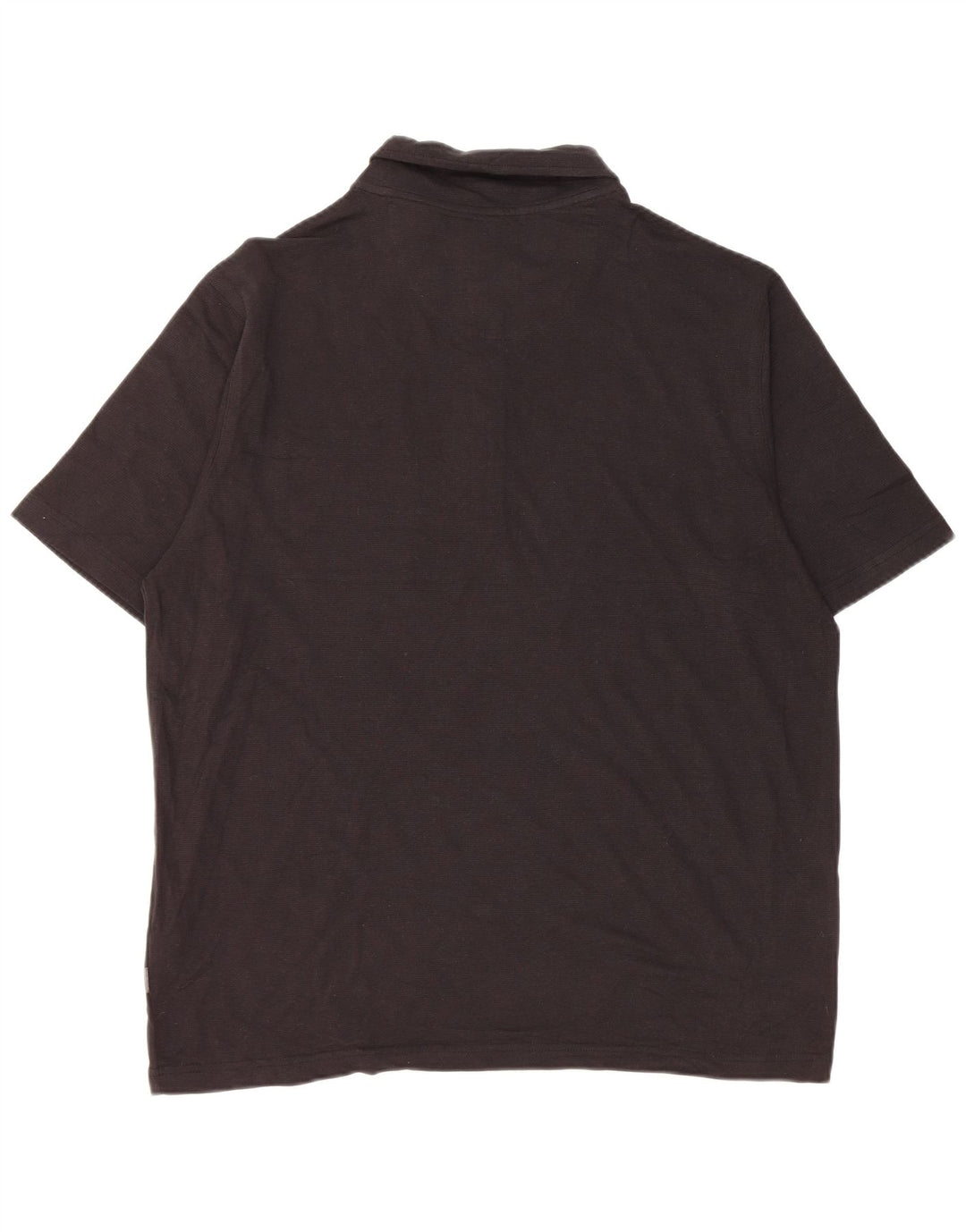 Eddie Bauer Mens Polo Shirt XL Black Cotton