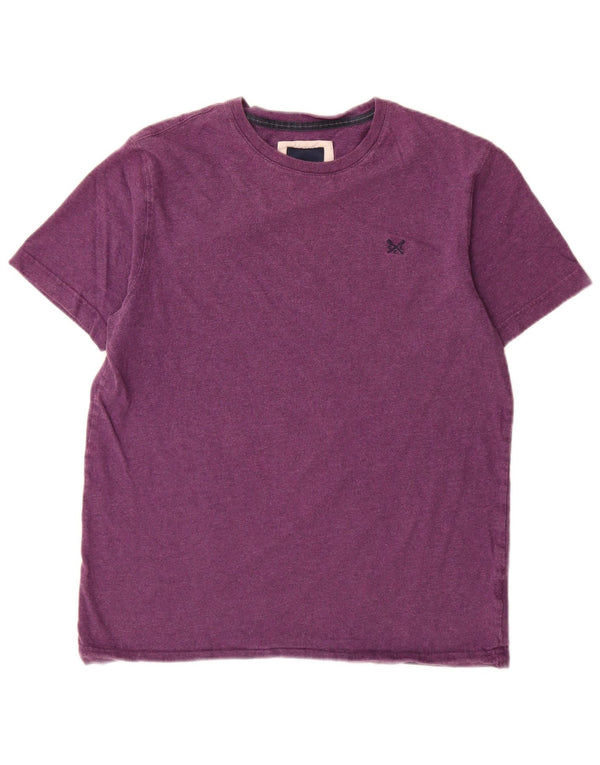 Crew Clothing Mens T-Shirt Top Medium Purple Cotton