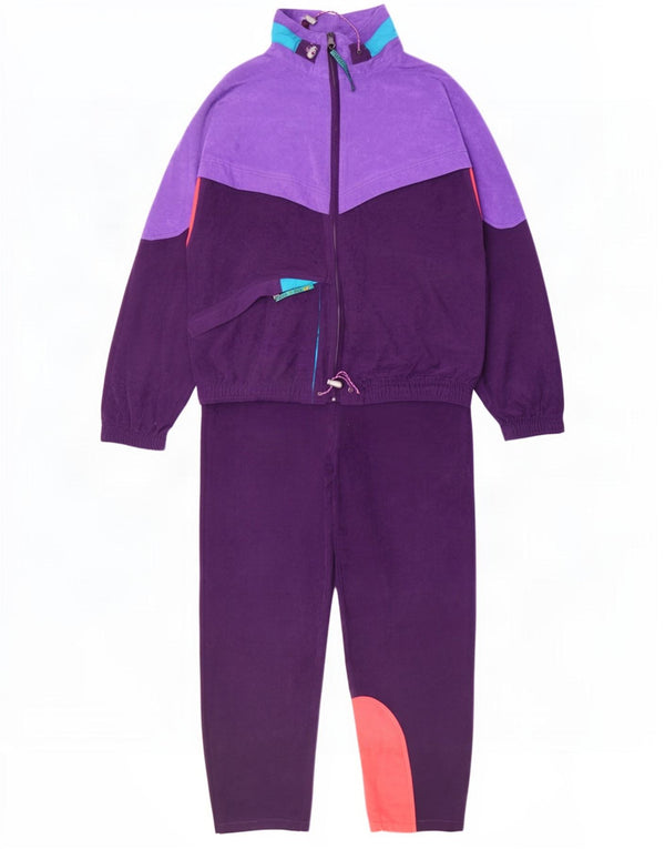 Great Escapes Womens Oversized Full Tracksuit UK 14 Medium Purple