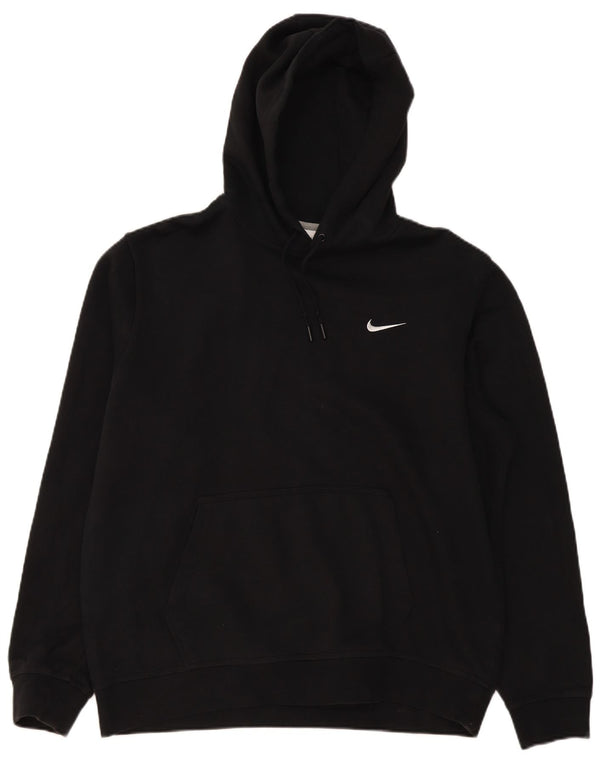 Nike Mens Hoodie Jumper XL Black Cotton