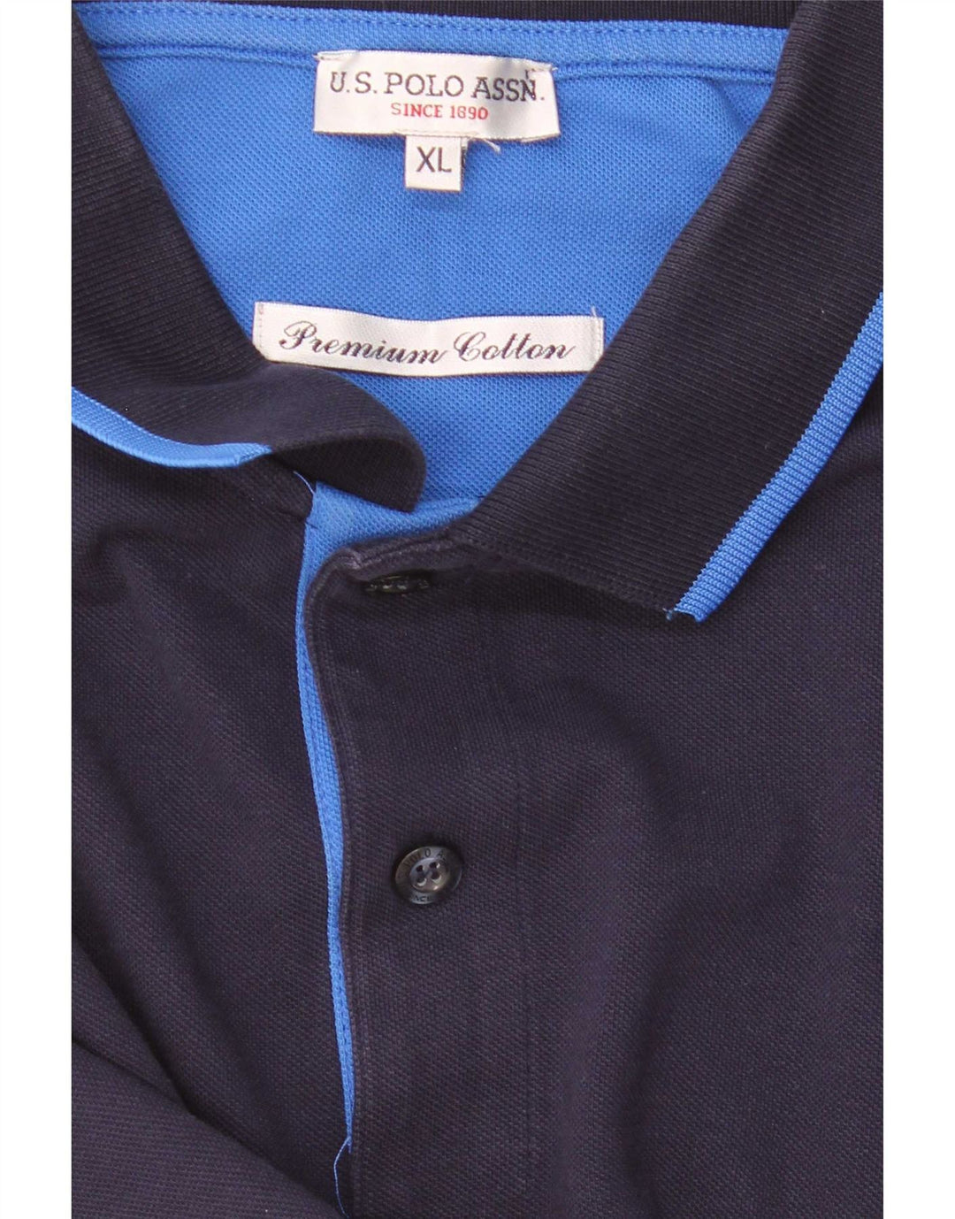 US Polo Assn Mens Polo Shirt XL Navy Blue