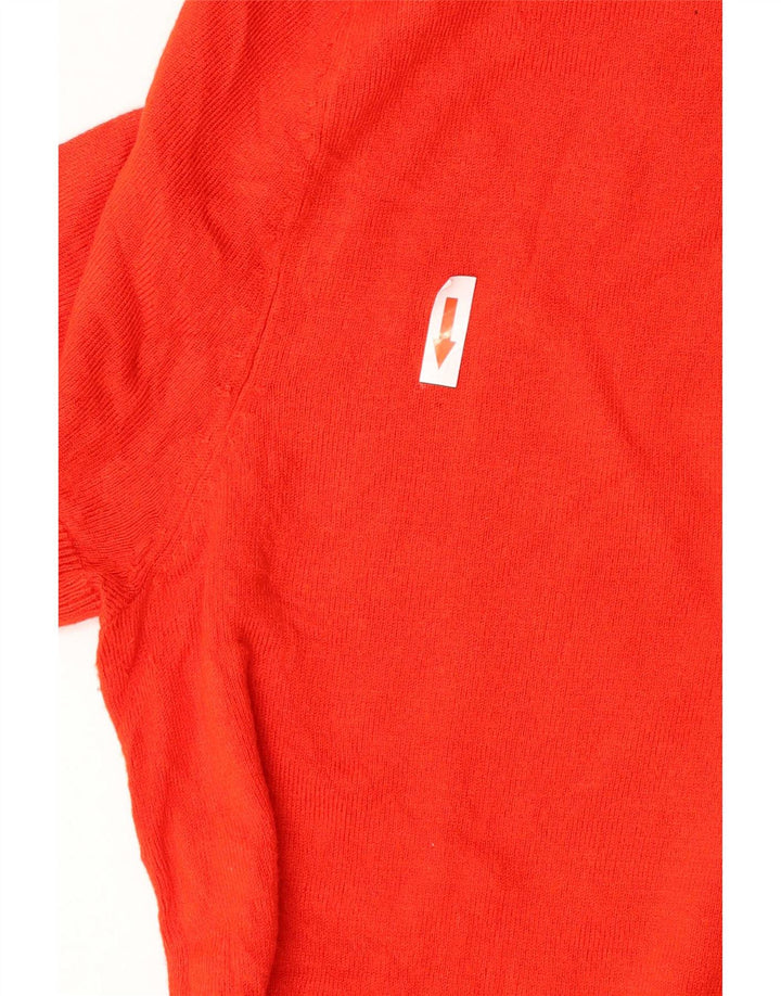 Zara Mens Polo Shirt Medium Red