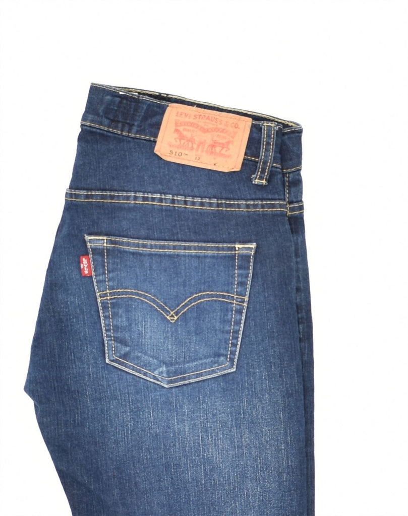 LEVI'S Girls 510 Slim Jeans 11-12 Years W26 L28 Blue Cotton | Vintage Levi's | Thrift | Second-Hand Levi's | Used Clothing | Messina Hembry 