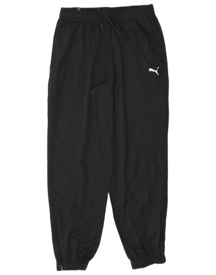 Puma Mens Tracksuit Trousers Joggers Medium Black Polyester