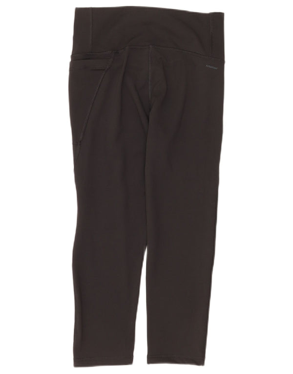 Adidas Womens Aeroready Capri Leggings UK 12/14 Medium  Black