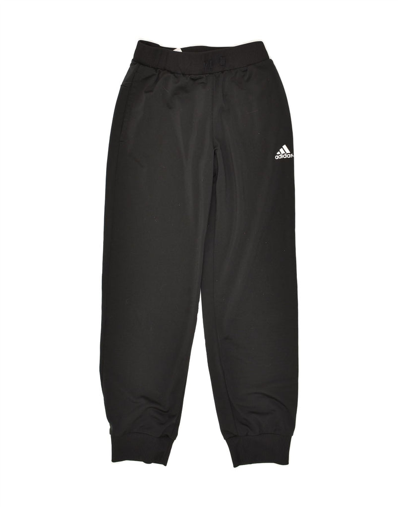 ADIDAS Boys Tracksuit Trousers Joggers 11-12 Years Black Polyester | Vintage Adidas | Thrift | Second-Hand Adidas | Used Clothing | Messina Hembry 