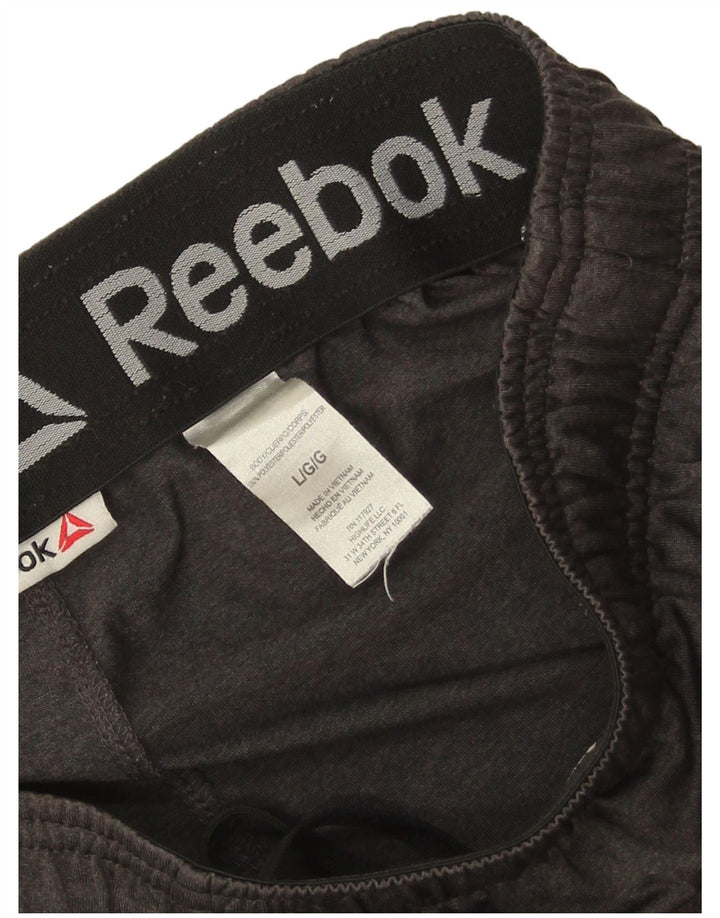 Reebok Mens Sport Shorts Large  Grey Polyester