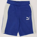PUMA Boys Graphic Sport Shorts 4-5 Years Blue Colourblock Vintage Puma and Second-Hand Puma from Messina Hembry 
