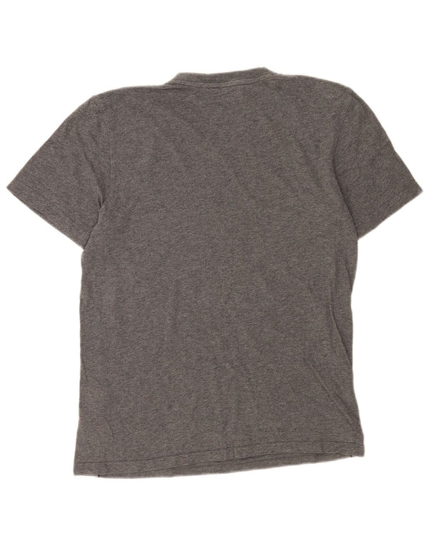 Adidas Mens T-Shirt Top Small Grey Cotton